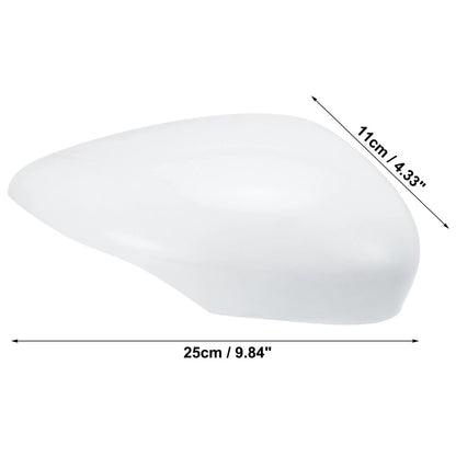 Right Side Rearview Mirror Cover for 2011-2017 Ford Fiesta - White