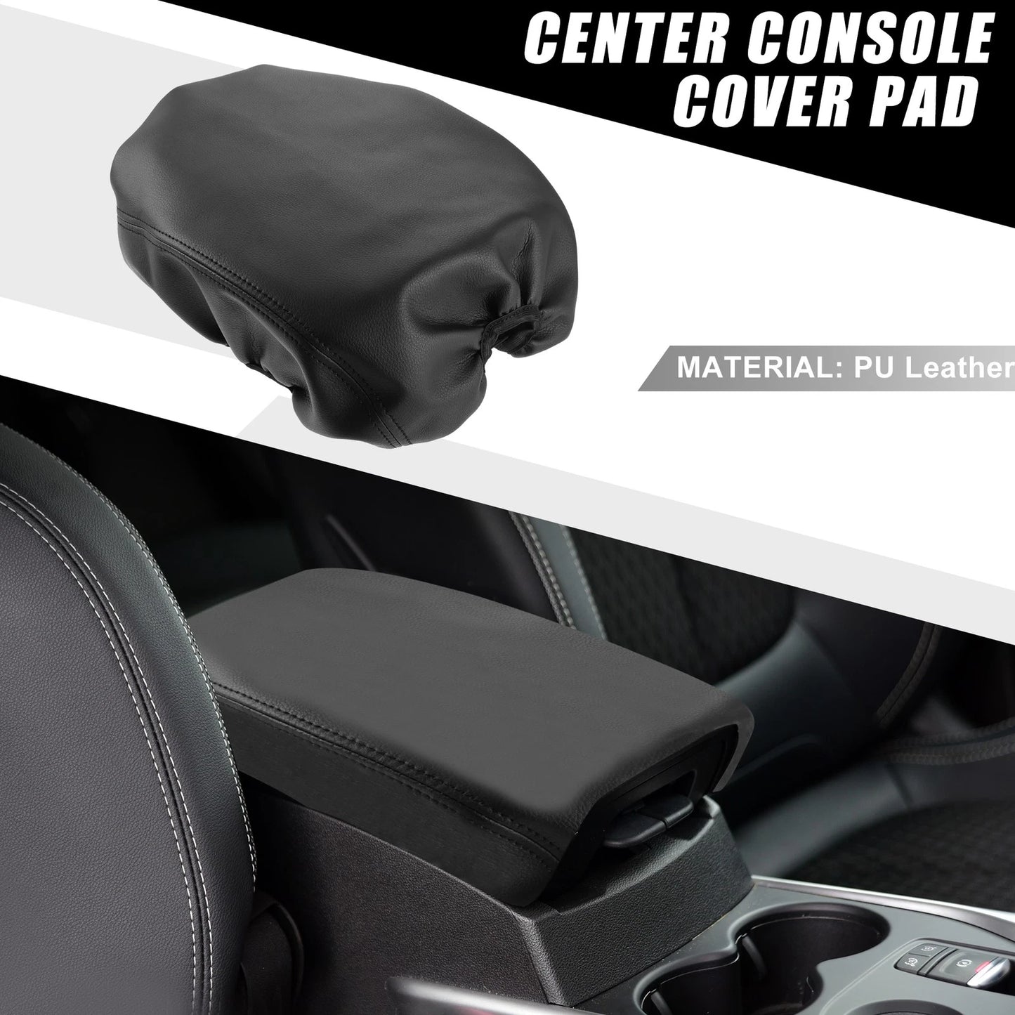 Car Center Console Armrest Cover for Ford F250 F350 F450 (2000-2023)