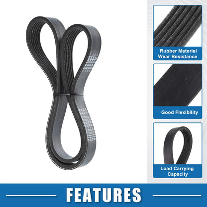 Serpentine V-Ribbed Belt for Land Rover LR4 V8 5.0L (2010-2016)