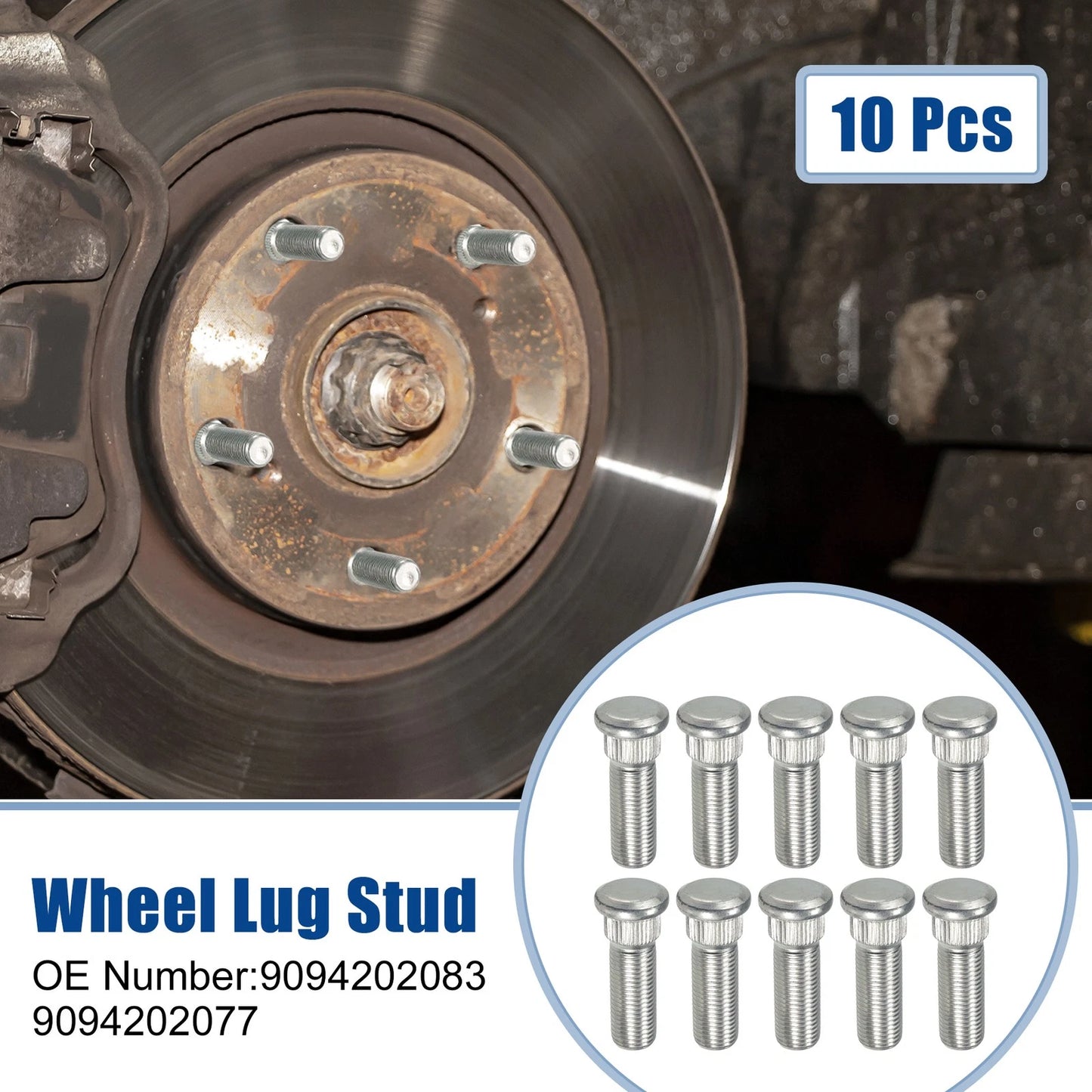 10 x M14x1.5 Front or Rear Wheel Lug Stud for Lexus LS460 LS600h (2006–2012)