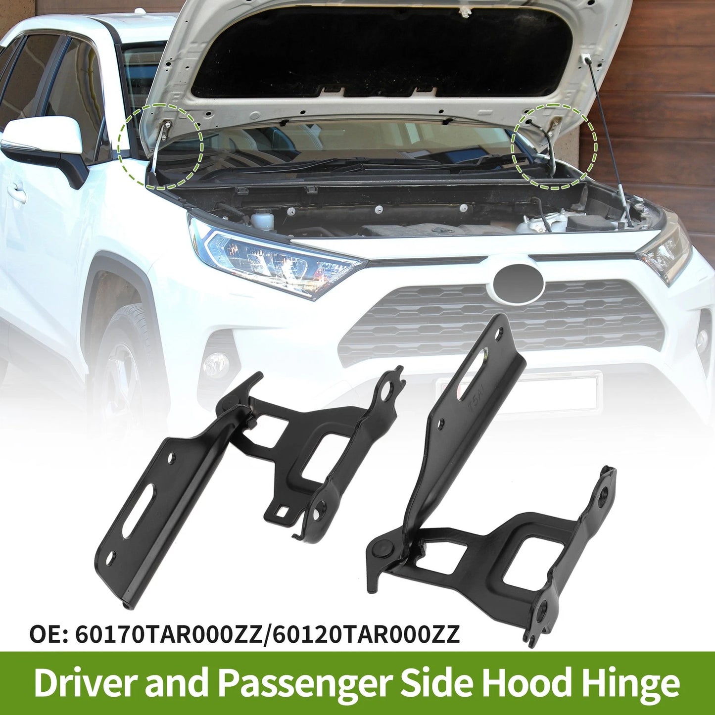 Hood Hinges 1 Pair for Honda Fit (2015-2020)