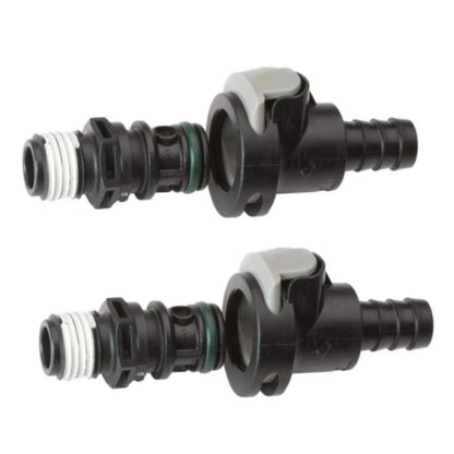 Attwood Universal Male & Female Sprayless Connector Kit for Boat, PWC, 2PCS