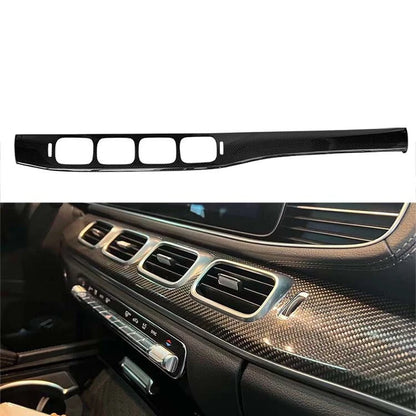 Real Carbon Fiber Dashboard Console Vent Panel Cover for Benz GLE-Class W167
