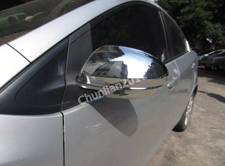 Chrome Side Mirror Covers for 2009-2012 MAZDA 2 & MAZDA 6 (2 pcs)