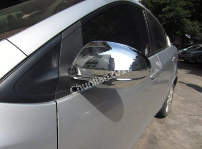 Chrome Side Mirror Covers for 2009-2012 MAZDA 2 & MAZDA 6 (2 pcs)
