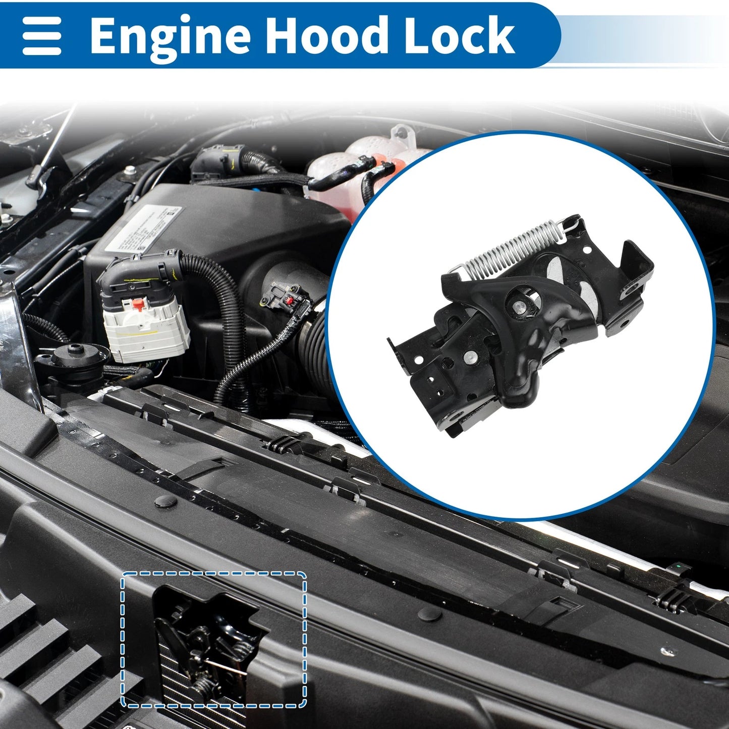 Hood Latch Assembly for BMW X1 (2013-2023) - Engine Lock Release 1 x Piece