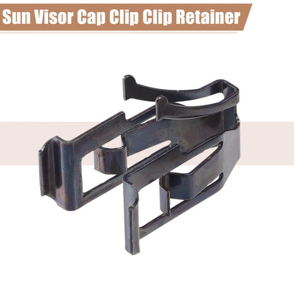 Black Iron Sun Visor Cap Clips for Toyota