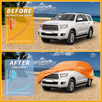Waterproof All Weather Car Cover for Toyota Sequoia (2001-2023)