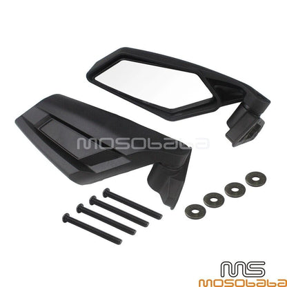 Black Rear View Mirrors for Can-Am Maverick X3/X3 Max (2017-2023)