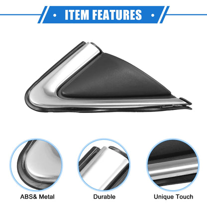 Front Right Door Mirror Flag Cover for Nissan Sentra (2016-2019) Black