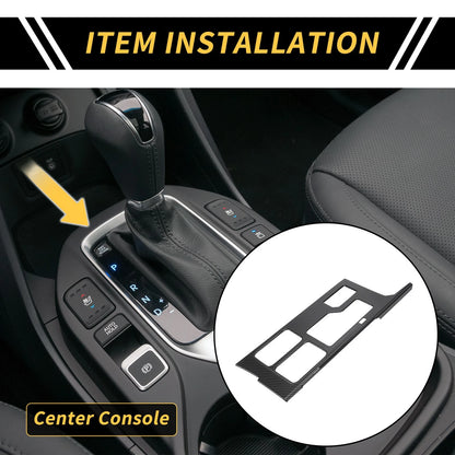 Carbon Fiber Gear Shift Frame Panel Cover Trim for Toyota Tundra (2022-2024)