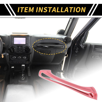 Glove Box Handle Switch Cover Trim for Jeep Wrangler JK 2 Door 4 Door (2007-2018)