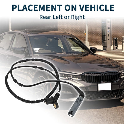 Rear Left or Right ABS Wheel Speed Sensor for BMW 323i (1999 - 2000)