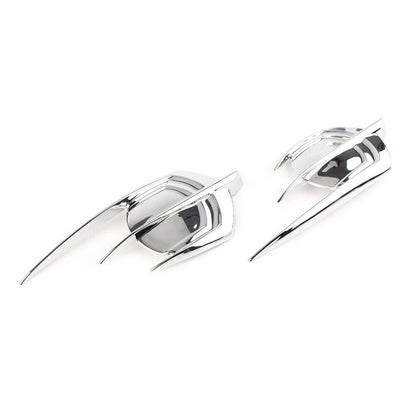 2 x Chrome Falcon Emblem Fairing Covers for Honda Goldwing GL1800 (2012-2017)