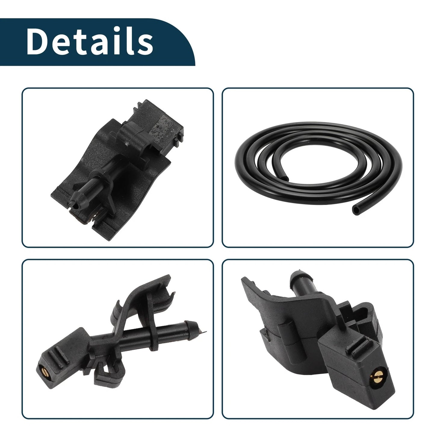 Windshield Washer Nozzle & Fluid Hose for Toyota Camry (2002-2006)