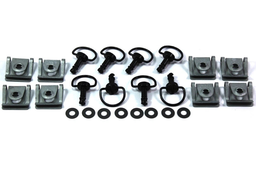 Dzus Black Aluminum Fairing Screws for Ducati 749 999 (2003–2006)
