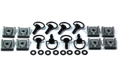 Dzus Black Aluminum Fairing Screws for Ducati 749 999 (2003–2006)
