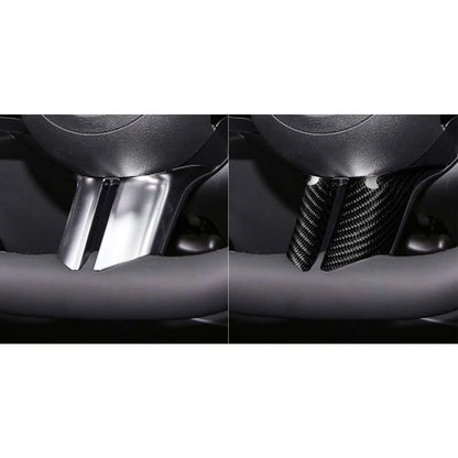 Carbon Fiber Steering Wheel Lower Cover Trim Fit for Benz C-Class W206 2022-2023