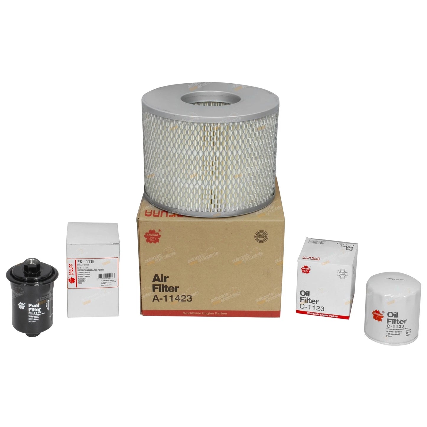 Air, Oil & Fuel Filter for Landcruiser Prado (1996–2002)