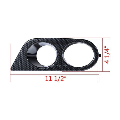 Carbon Fiber Front Bumper Fog Light Covers for BMW E46 M3 (2001-2006)