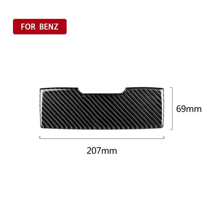 Carbon Fiber Roof Lamp Sunglasses Box Cover Trim Fit For Benz C GLC 2015-2018