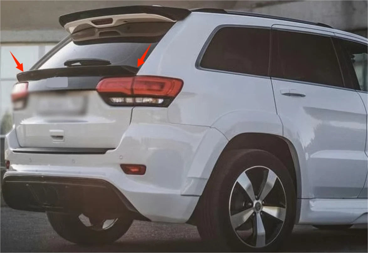 Rear Trunk Mid Spoiler Wing for Jeep Grand Cherokee 2013-2021 Glossy Black 1 x
