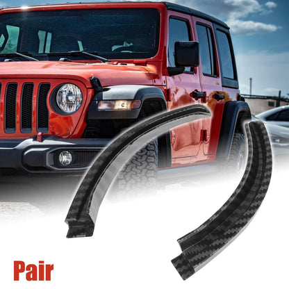 Roof Hardtop Water Rain Gutter Extension for Jeep Wrangler JL (2018-2021)