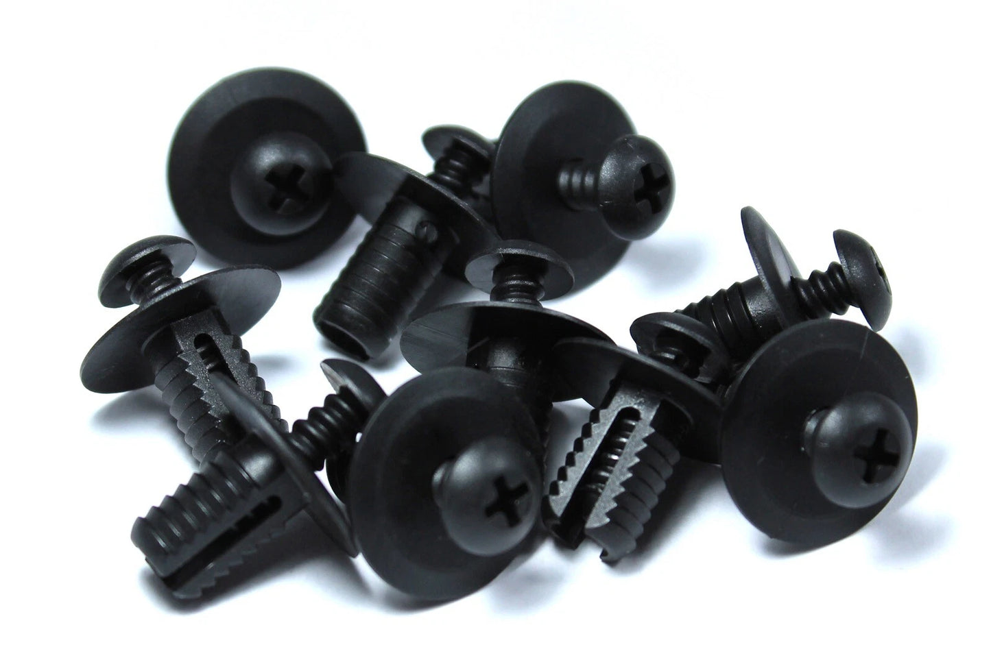 10x Kunststoff Schraube Nieten for Auto Radlauf Rand Futter Stoßstange Panel
