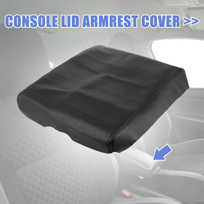 Center Console Lid Armrest Cover for Nissan Titan (2004-2014) Black