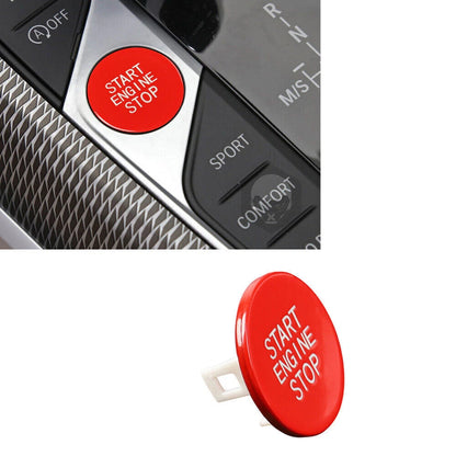1pc Red Engine Start Stop Button Cover for BMW 3-Series (2019)