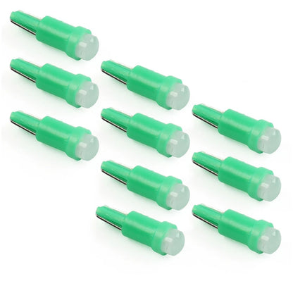 10 x T5 LED Green Dashboard Gauge Bulbs for Car Instrument Lights