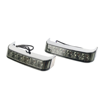 LED Saddlebag Run/Brake/Turn Light Lens for Harley 2009-2013