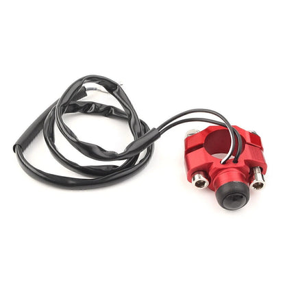 Universal Rotating Bar Clamp Start Stop Kill Switch Button for 7/8" Handlebar