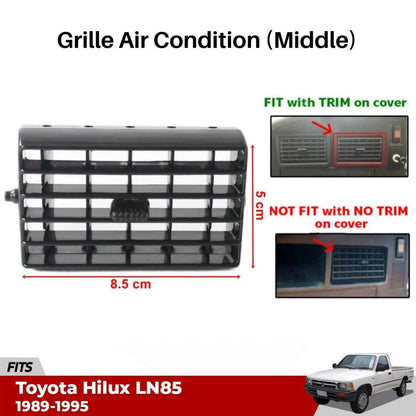 Middle Grille Air Condition Vent Fits Toyota Hilux LN85 LN90 Truck 1989-1997 New