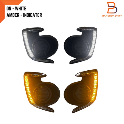 LED Fog Lamp Cover Trim for Mitsubishi Mirage G4 (2013-2018)