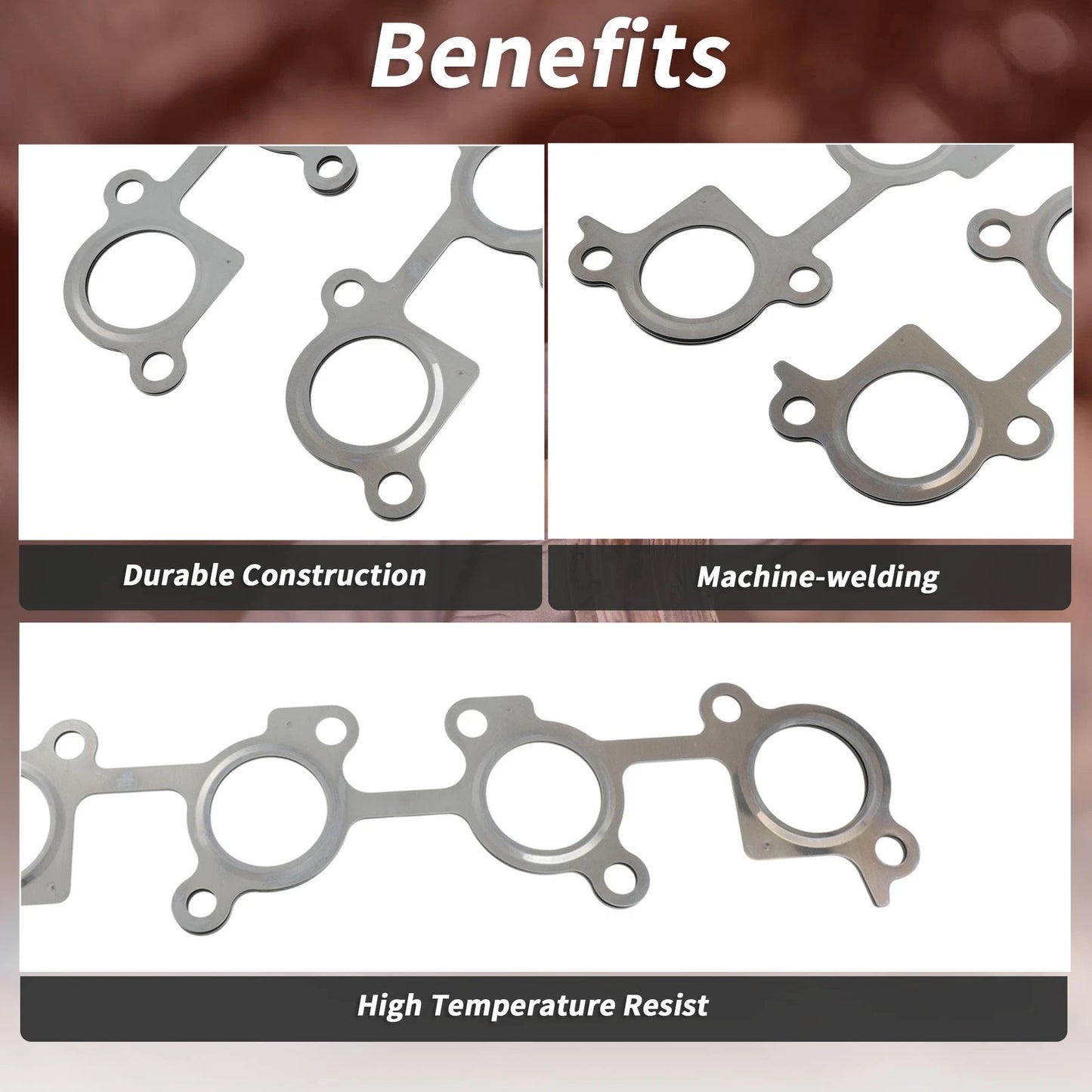 Exhaust Manifold Header Gasket 2 x Pcs for Toyota 4Runner (2003-2009)