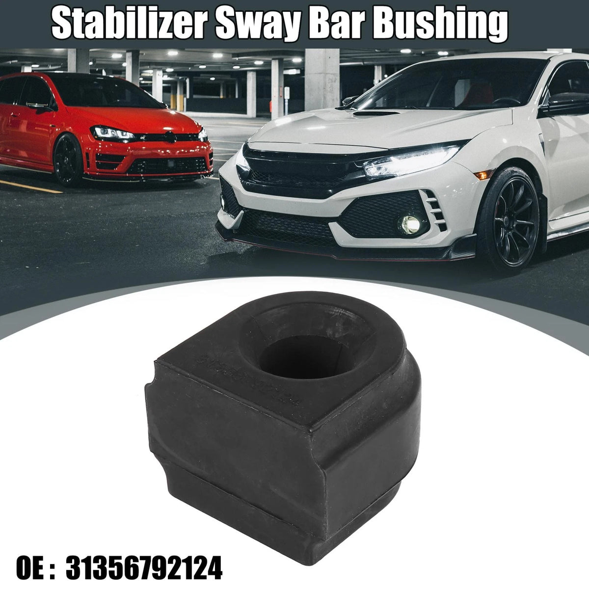 Front Stabilizer Sway Bar Bushing for BMW 125i 228i 320i 328i 428i (2007-2019)