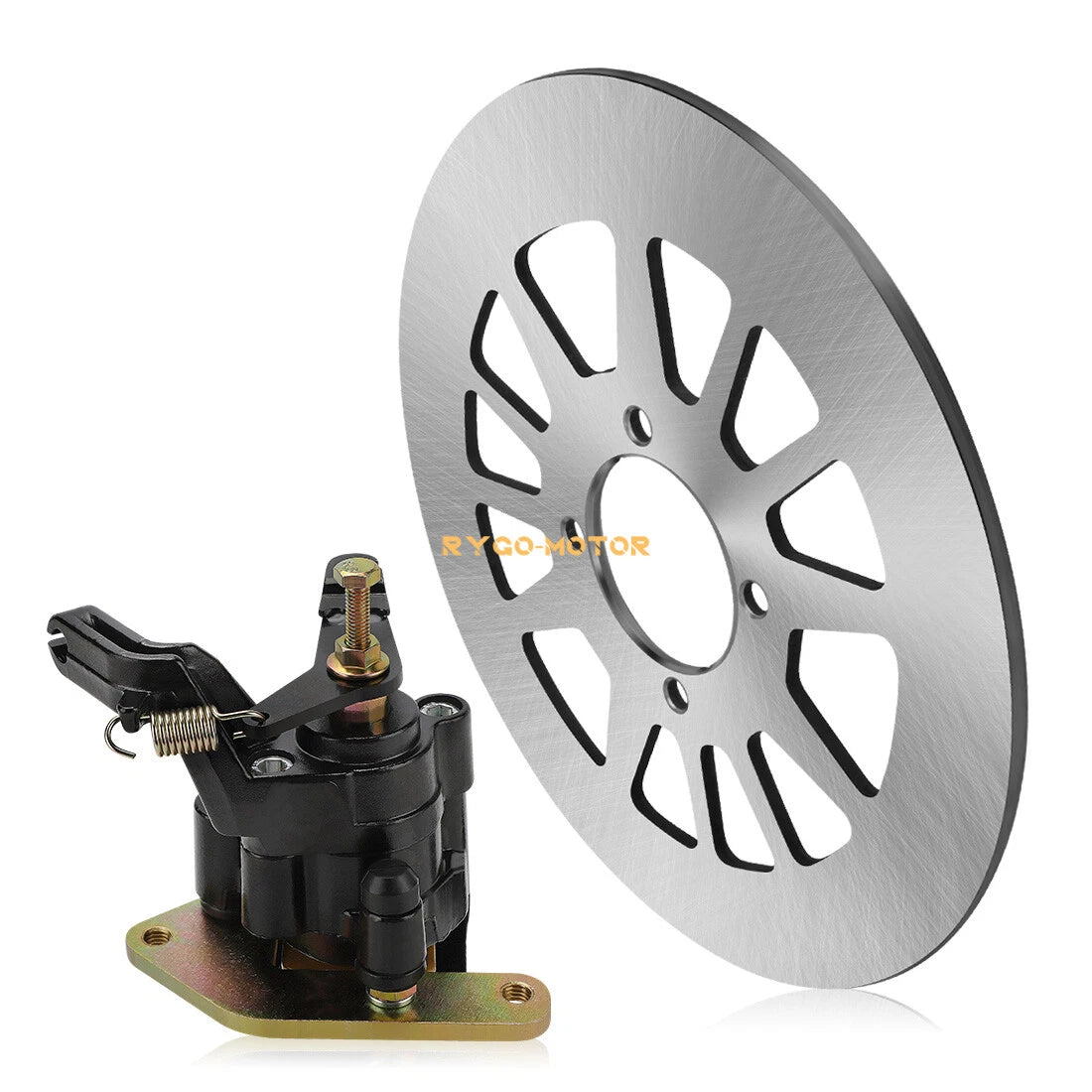 Rear Brake Caliper & Disc Rotor for Yamaha YFM350X Warrior 350 (1990–2004)