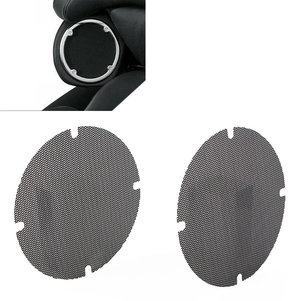 Mesh Rear Speaker Grill Covers for Harley Touring (2014-2023) Black