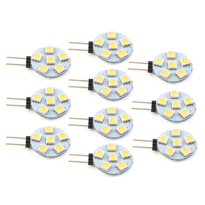 10 x DC12V G4 5050 SMD 6 LED Bulb Lamp for Car