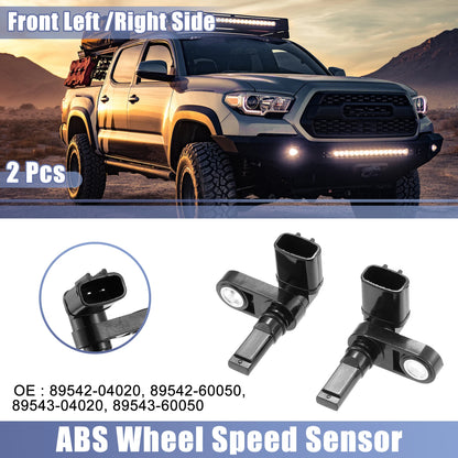 2 x Front Left Right ABS Wheel Speed Sensors for Toyota Tacoma (2005-2015)