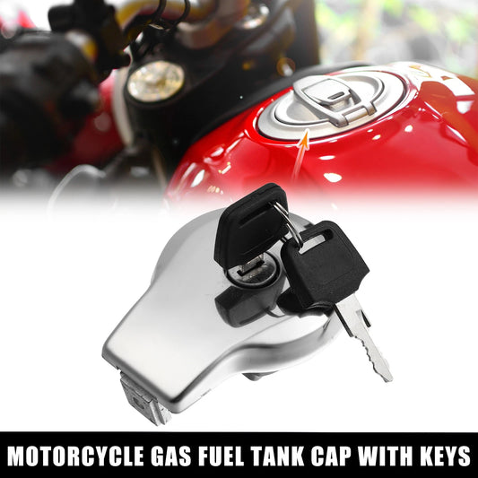 1 Set Gas Tank Cover Locking Fuel Tank Cap with Keys for Yamaha