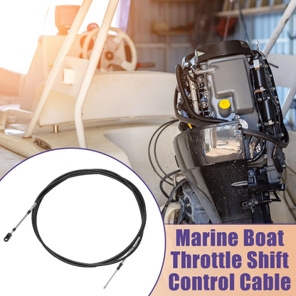 500cm 16FT / Throttle Shift Control Cable Black for Yamaha