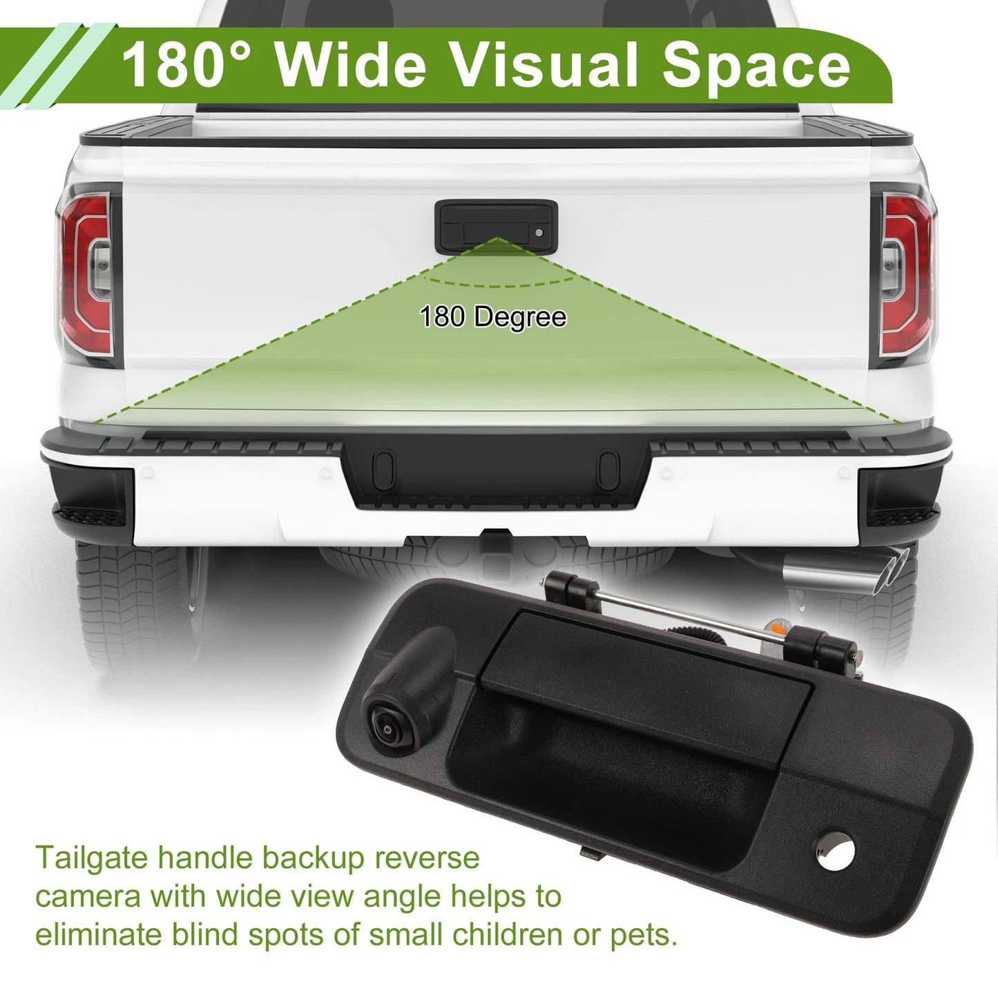 Tailgate Handle Backup Camera for Toyota Tundra (2007-2013)