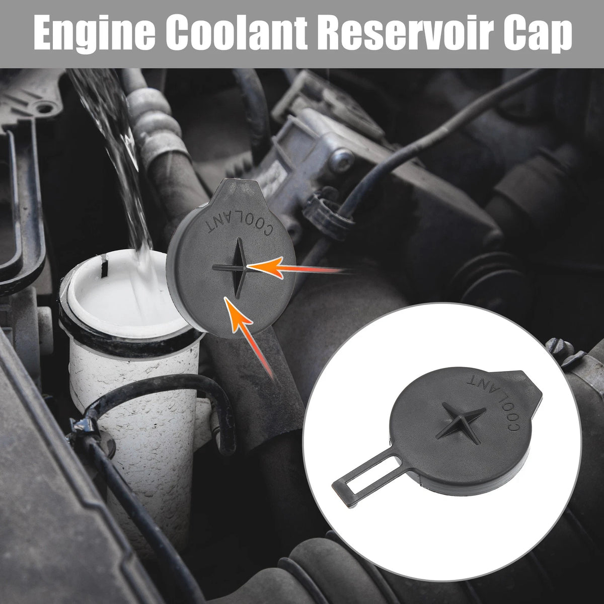 Engine Coolant Reservoir Cap for TOYOTA Aygo 1.0 (2005-2014)