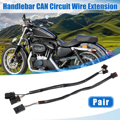 Harness / 10in / Handlebar CAN Bus Wire Ext for Harley Softail Dyna