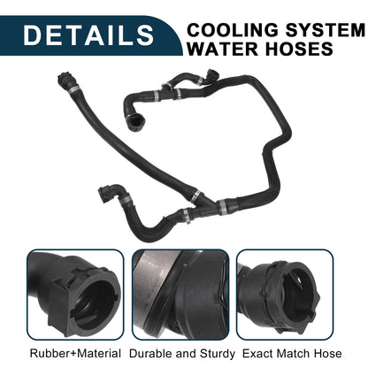 Radiator Hose Expansion Tank Water Pipe for BMW X6 (2008-2019)