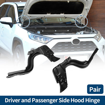 Hood Hinges for Hyundai Elantra 2017-2020 Front Bonnet Bracket 1 Pair