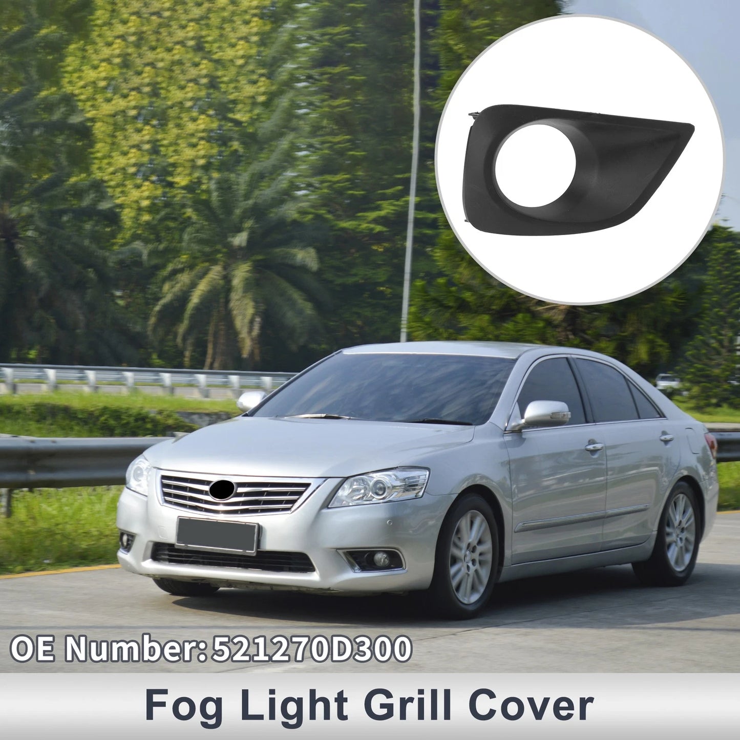 Front Right Fog Light Grill for Toyota Vios (2014-2015)