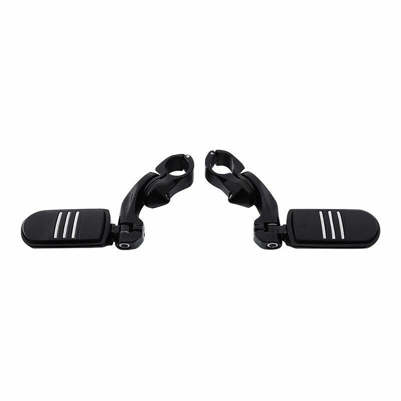 Black Engine Guard Highway Bar Footpegs for Harley Electra Glide (1997-2008)